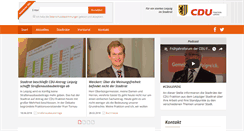 Desktop Screenshot of cdu-fraktion-leipzig.de