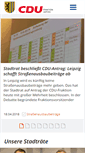 Mobile Screenshot of cdu-fraktion-leipzig.de